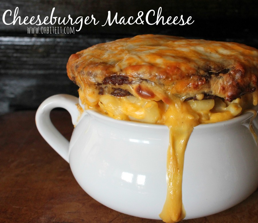 Cheeseburger MacnCheese! Oh Bite It