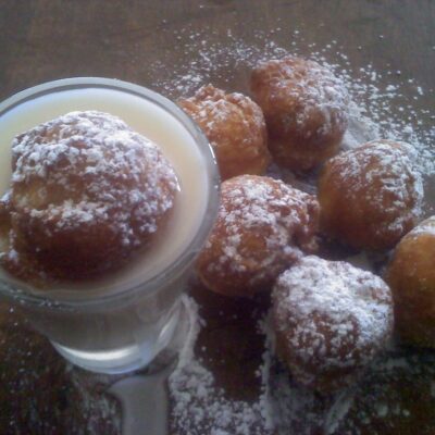 Fried Rolos..with Amaretto dipping glaze!