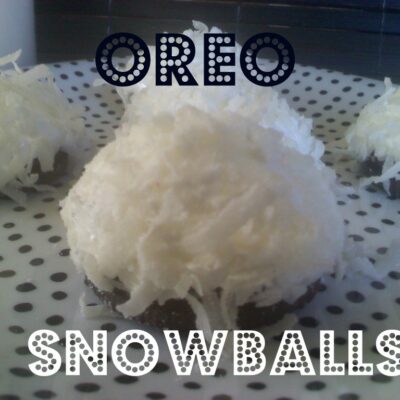 ~OREO Snowballs!