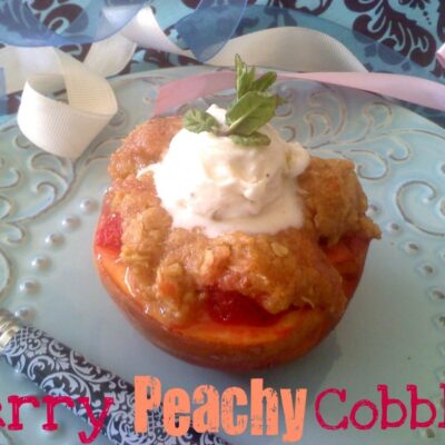 ~Berry Peachy Cobbler!