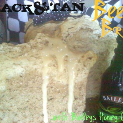 ~Black & Tan Beer Bread ..with Baileys Honey Cream!
