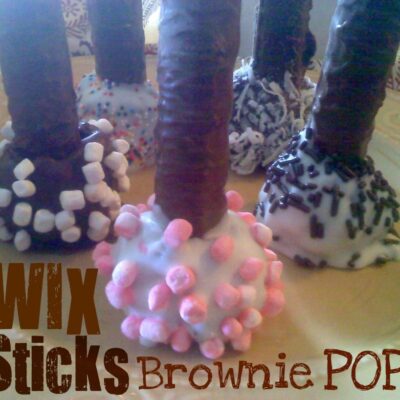 ~Twix Sticks Brownie Pops!