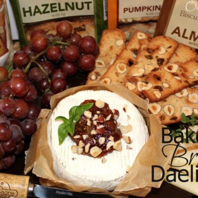 ~Baked Brie..with Daelia's Biscuits!