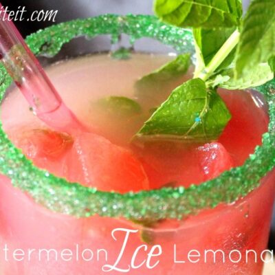 ~Watermelon Ice Lemonade!
