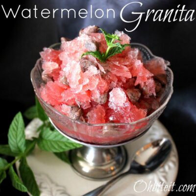 ~Watermelon Granita!