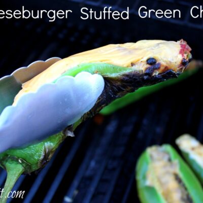 ~Cheeseburger Stuffed Green Chiles!