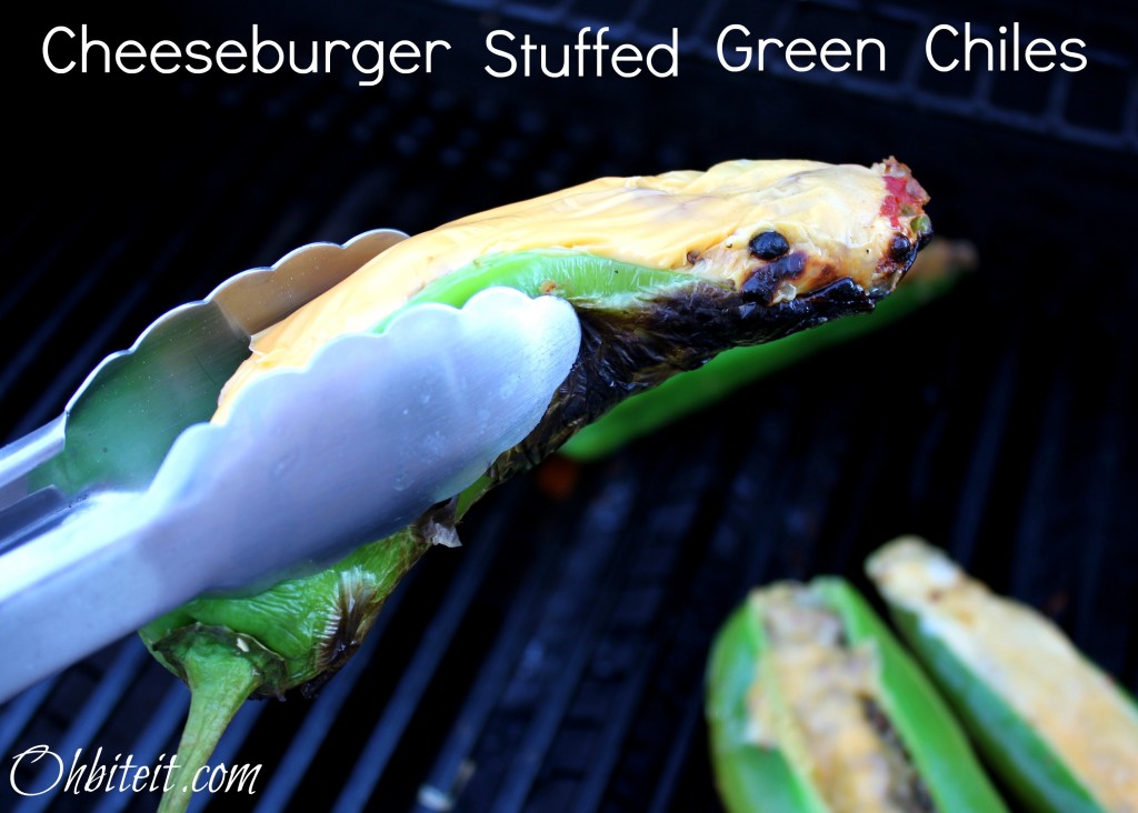 Cheeseburger Stuffed Green Chiles!