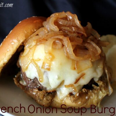 ~French Onion Soup Burger!