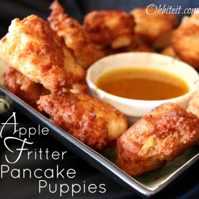 ~Apple Fritter Pancake Puppies!
