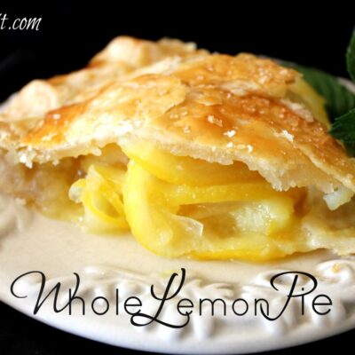 ~Whole Lemon Pie!