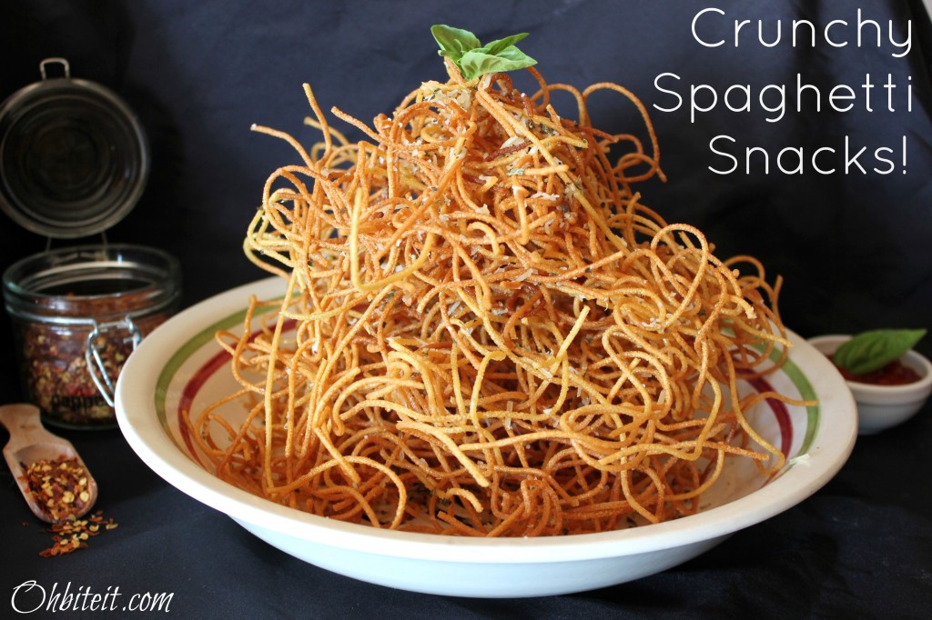Crunchy Spaghetti Snacks!