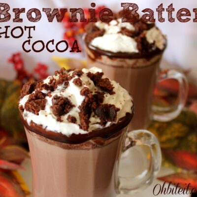 ~Brownie Batter Hot Cocoa!