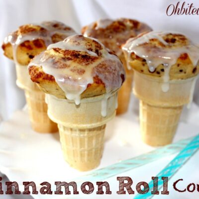 ~Cinnamon Rolls In Cones!