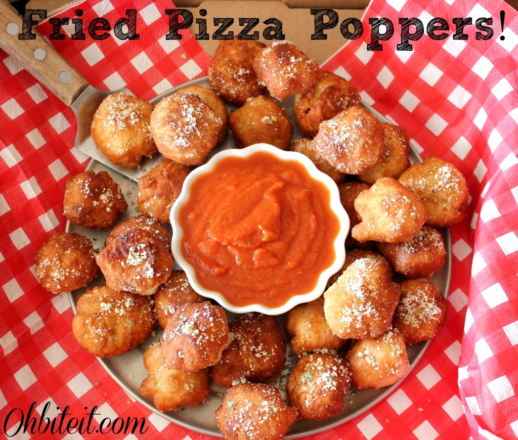 Fried Pizza Poppers!