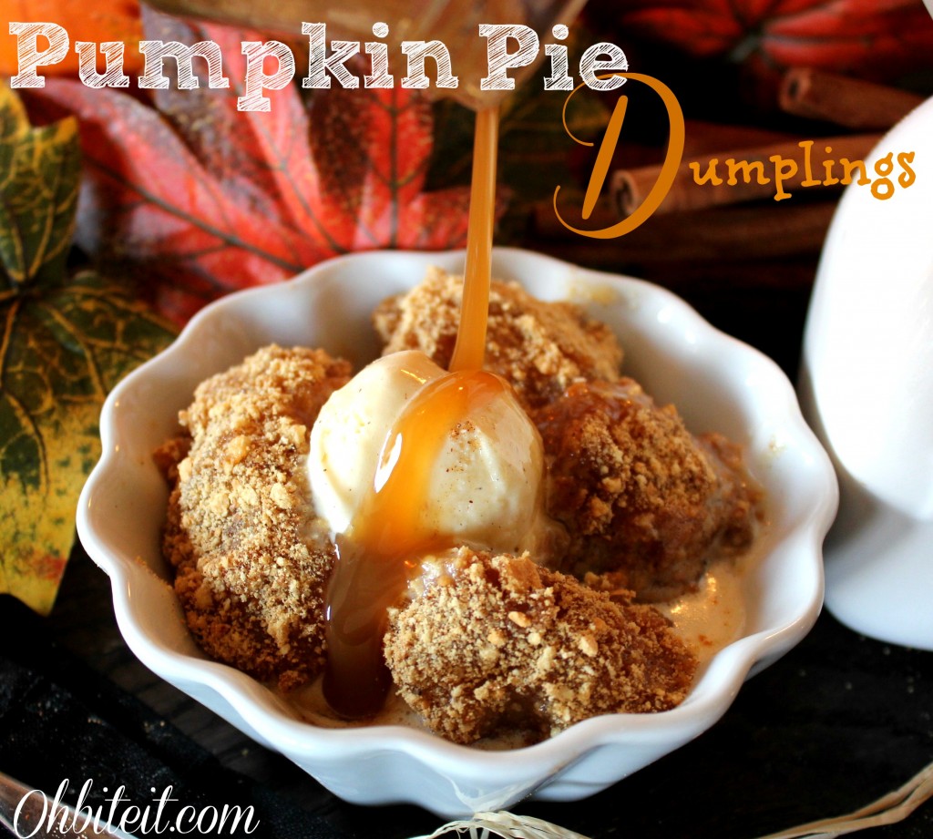 Pumpkin Pie Dumplings!