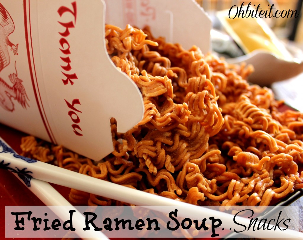 Fried Ramen Soup..yeah, that's right!