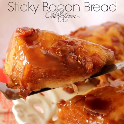 ~Sticky Bacon Bread!