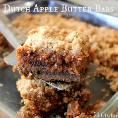 ~Dutch Apple Butter Bars..and a SWEET Musselman's Giveaway!