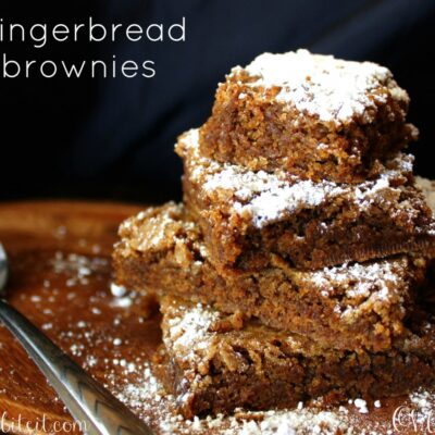 ~Gingerbread Brownies!