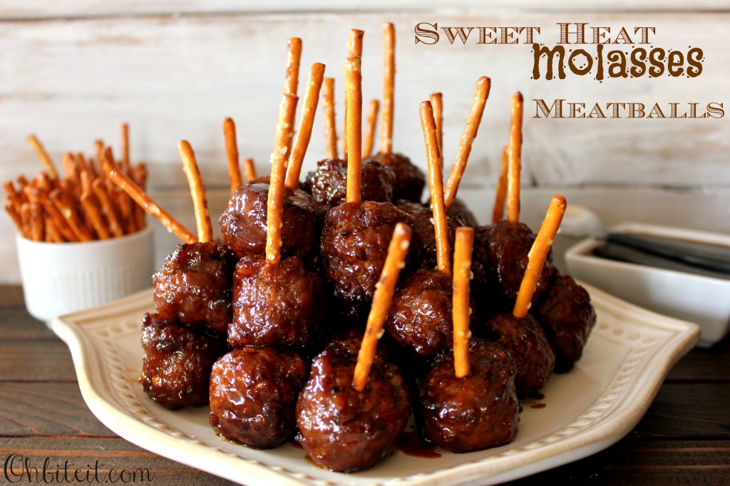 ~Sweet Heat Molasses Meatballs! | Oh Bite It