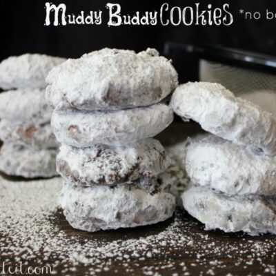 ~Muddy Buddy Cookies! {no bake..baby}