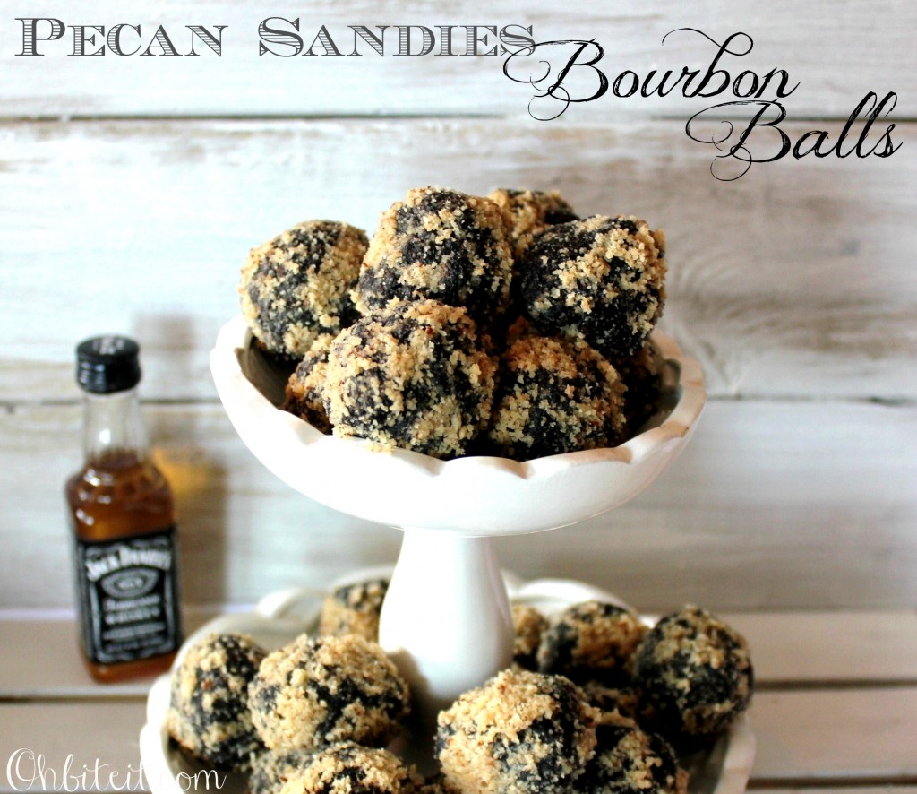 Pecan Sandies Bourbon Balls!