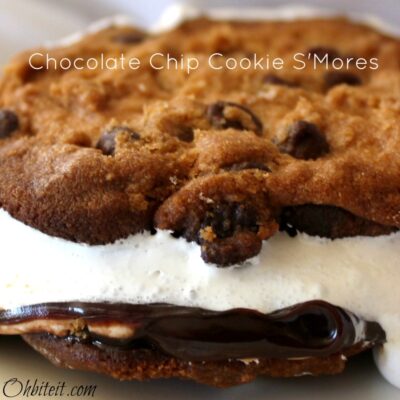 ~Chocolate Chip Cookie S'Mores!
