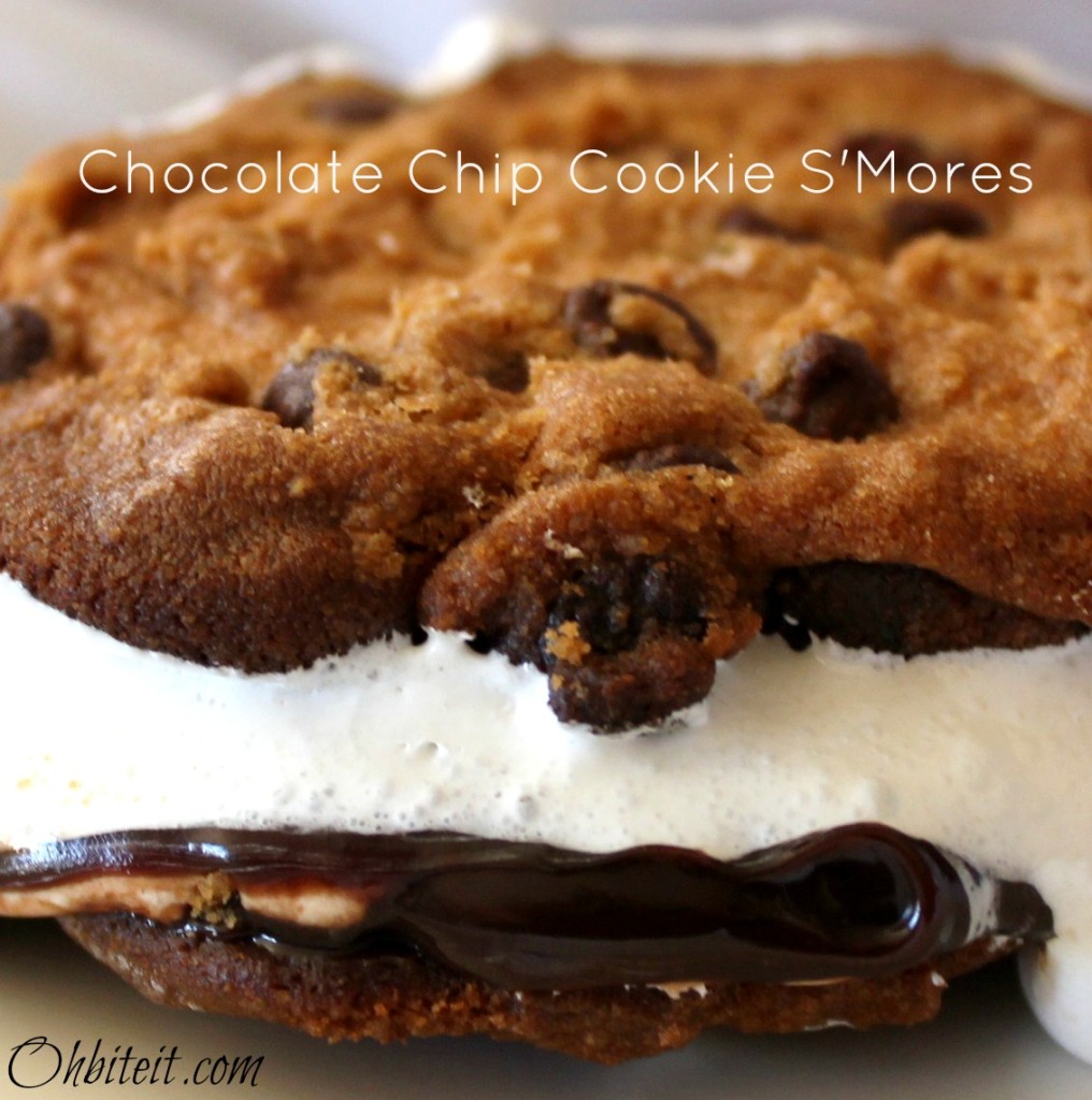 Chocolate Chip Cookie S'Mores!