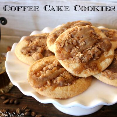 ~Coffee Cake Cookies!