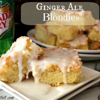 ~Ginger Ale Blondies!  Top Chef Recap & Recipe Inspiration!
