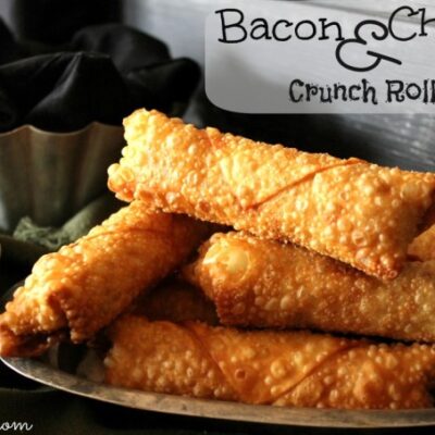 ~Bacon & Cheese Crunch Rolls!