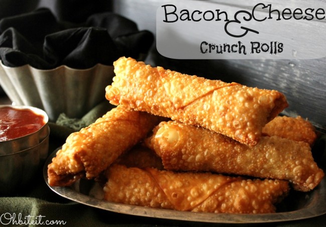 Bacon & Cheese Crunch Rolls!