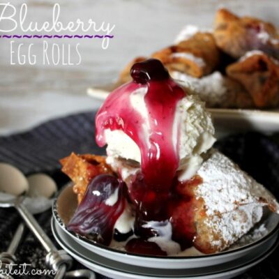 ~Blueberry Egg Rolls!
