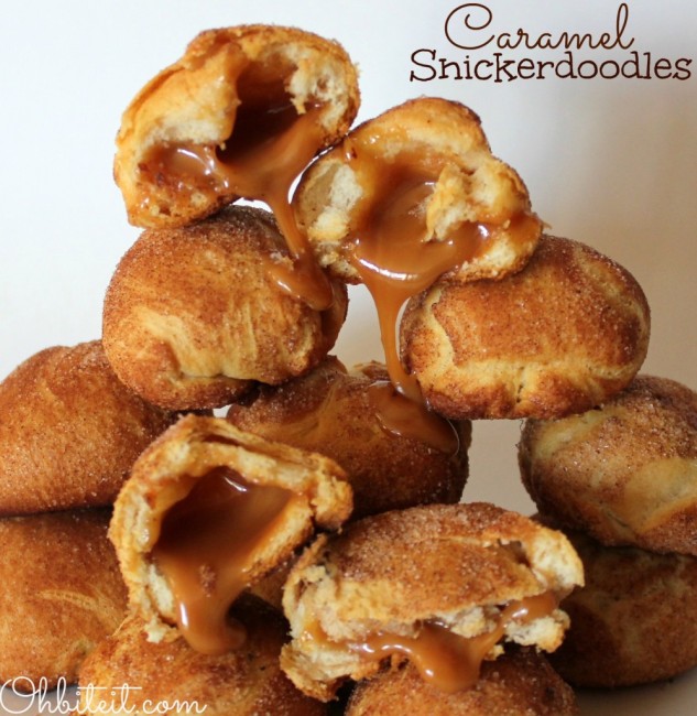 Caramel Crescent Snickerdoodles!