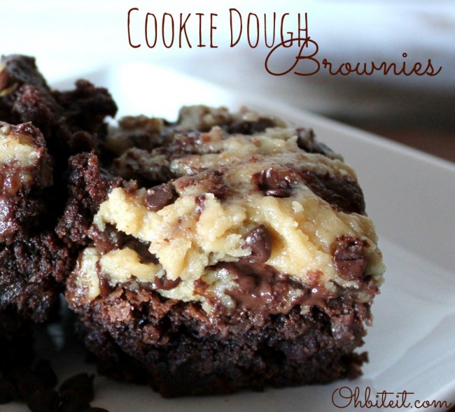 Cookie Dough Brownies!