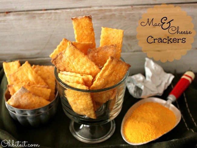 Mac and Cheese Crackers!