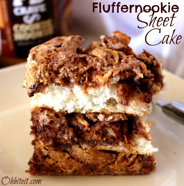 Fluffernookie Sheet Cake!