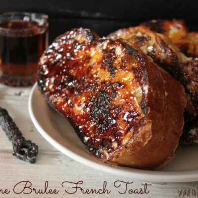 ~Creme Brulee {stuffed} French Toast!