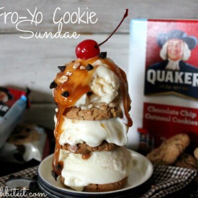 ~Fro-Yo Cookie Sundae!