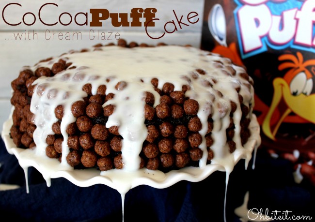 Cocoa Puff Cake!