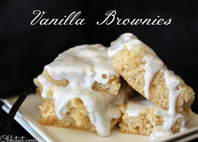 Vanilla Brownies!
