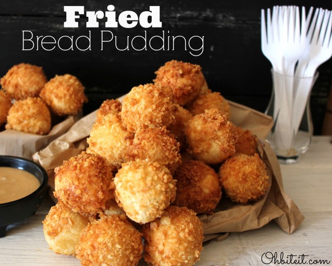 Crunchy and creamy Bread Pudding!