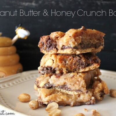 ~Peanut Butter & Honey Crunch Bars!