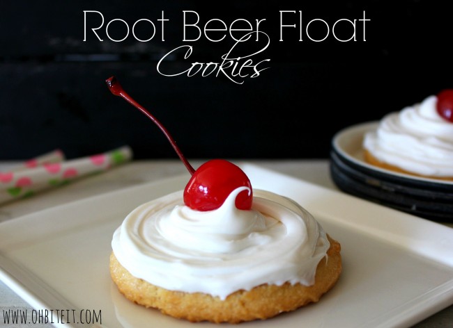 Root Beer Float Cookies!