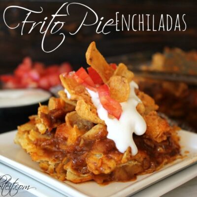 ~Frito Pie Enchiladas!