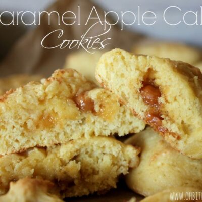 ~Caramel Apple Cake Cookies!