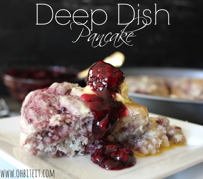 Deep Dish Pancake!