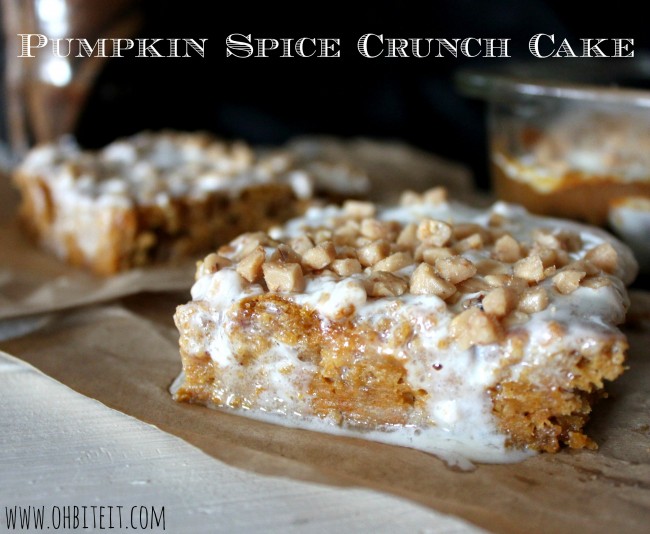 Pumpkin Spice Crunch Cake~