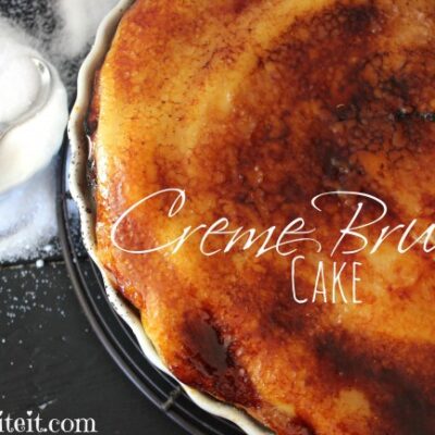 ~Creme Brulee Cake!