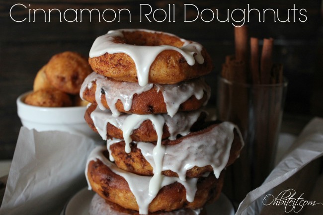 Cinnamon Roll Doughnuts!